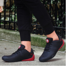 Bersache Fashionable mens casual shoes Black